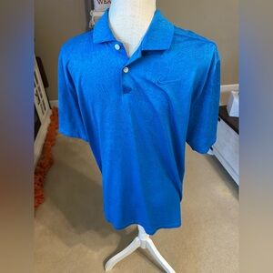 Nike Men's Vibrant Blue Polo Shirt